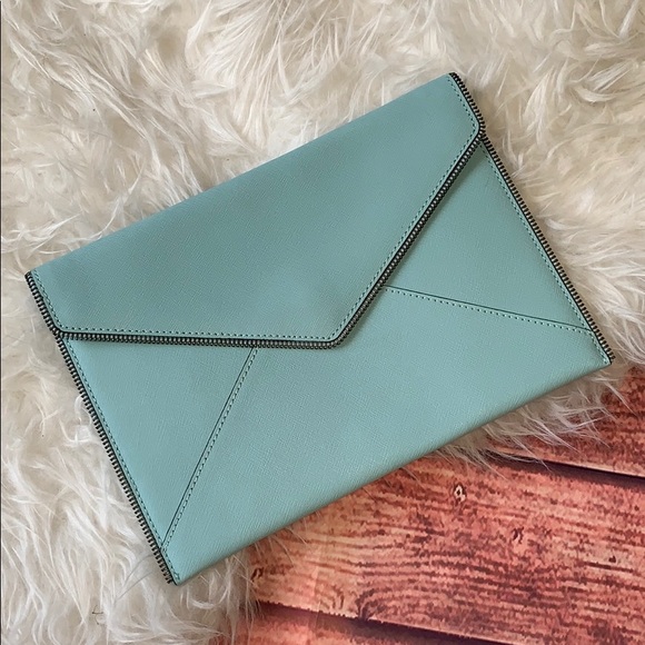 Rebecca Minkoff Handbags - Blue Rebecca Minkoff Envelope Clutch